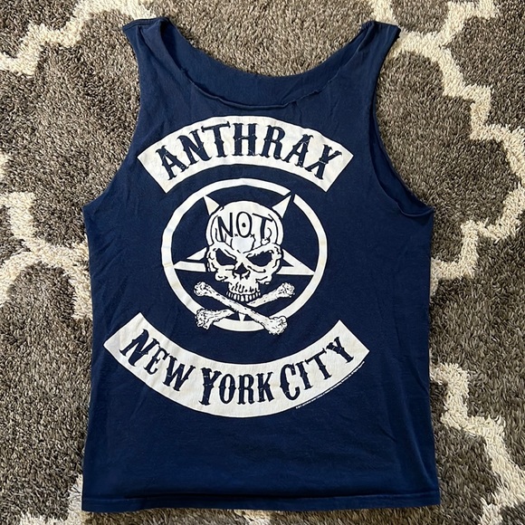Vintage Anthrax shirt rock metal tee - Picture 1 of 2